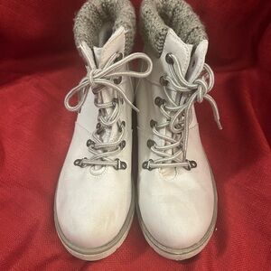 Missoni for Target Cream Ankle Boots with Knit Cuff